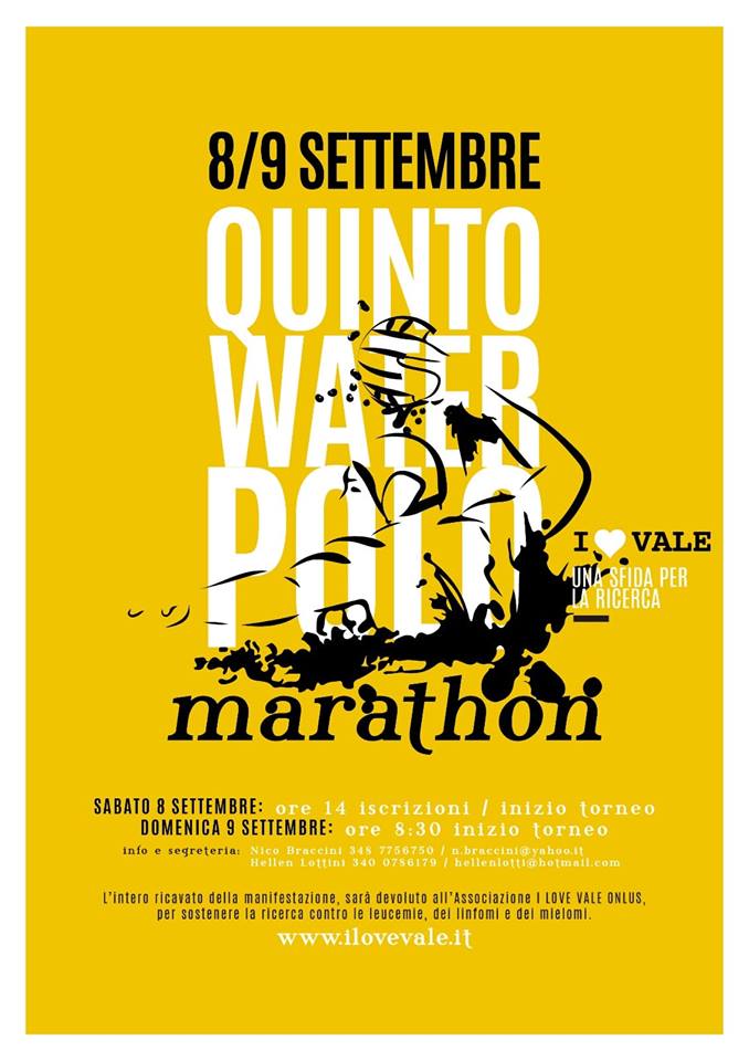 WaterPolo Marathon 8-9 Settembre 2018